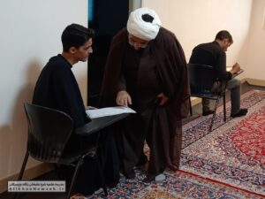 برگزاری امتحان عقاید پایه چهارم